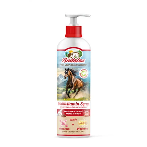 Andaluz Multivitamin Syrup - kiegészítő eleség (multivitamin szirup) lovak részére (500ml)