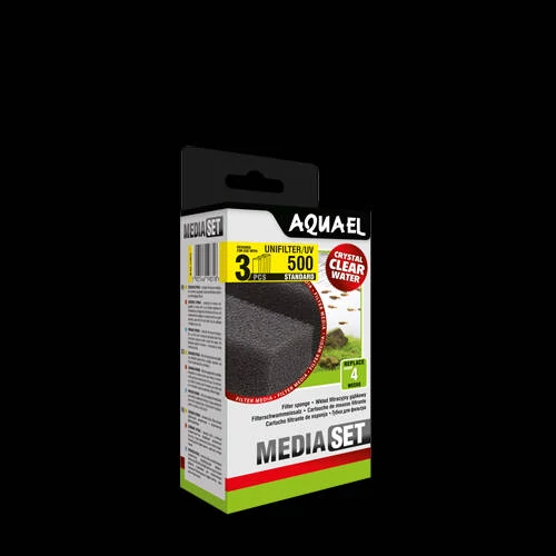 AquaEl Media Set Unifilter/UV 500 Standard - cserélhető szivacsbetét (3db)