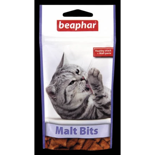 Beaphar Malt Bits - jutalomfalat (maláta krémmel) macskák részére (35g)