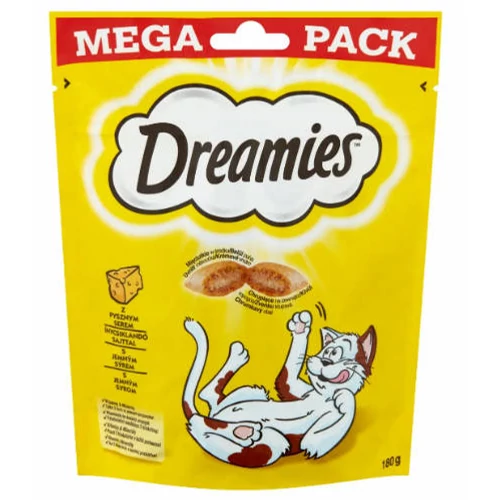 Dreamies Mega Pack Töltött falatkák - sajtos (180g)