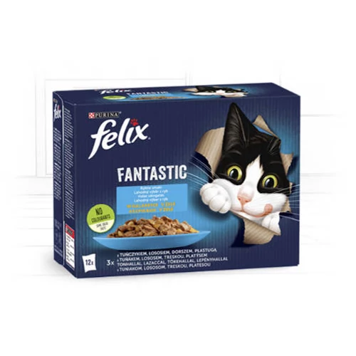 Felix Fantastic - házias (marha,nyúl,bárány,csirke) válogatás aszpikban (12x85g)