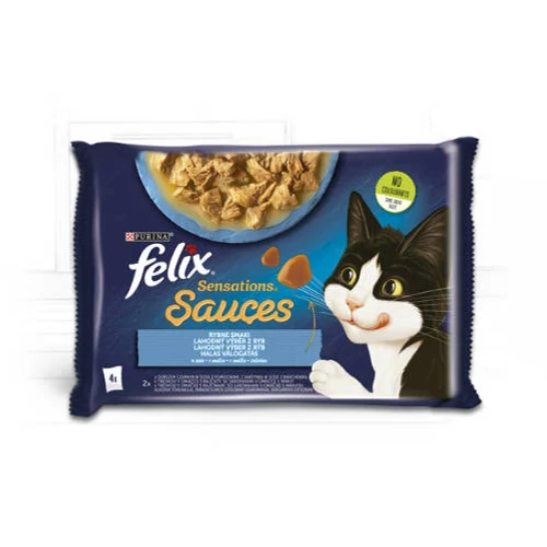 Felix Sensations Sauces házias (pulyka,bárány) válogatás szószban (4x85g)