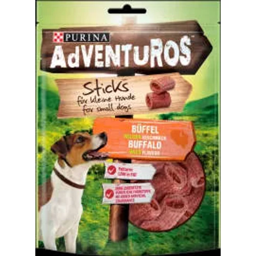 Friskies Juti Adventuros Sticks - jutalomfalat (bölény,vad) kutyák részére (90g)