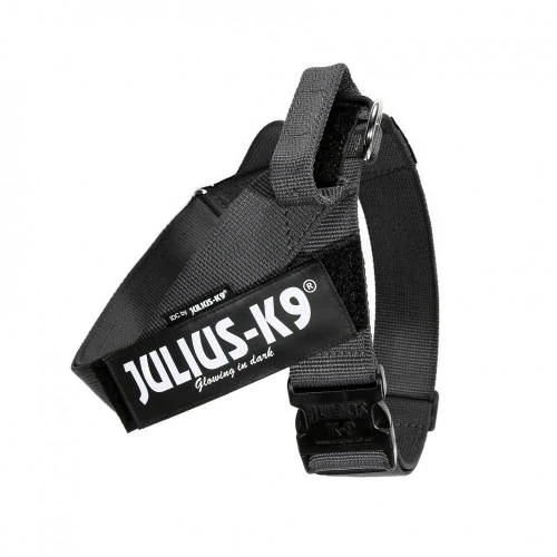 Julius K-9 Color&Gray IDC Hevederhám 3-as méret (fekete) 84-113cm