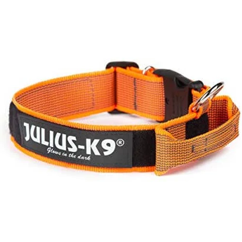 Julius K-9 Color&Gray nyakörv (50mm/49-70cm) szürke-narancs