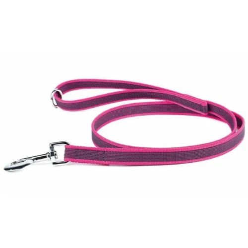 Julius K-9 Color&Gray póráz (gumis, pink-szürke) kutyák részére (20mm/1,2m)