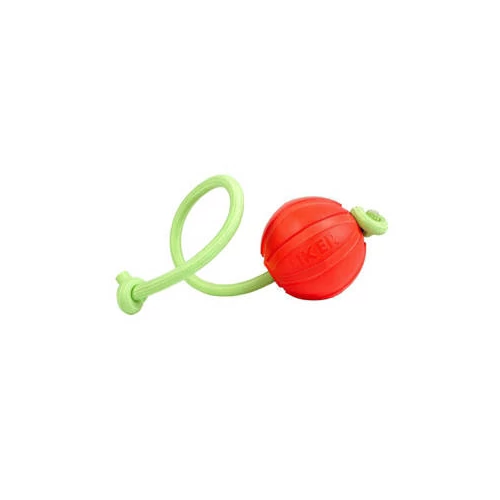 LIKER5 Lumi Ball with Fluoresence rope - játék (labda, fluoreszkáló kötéllel) kutyák részére (Ø9cm)