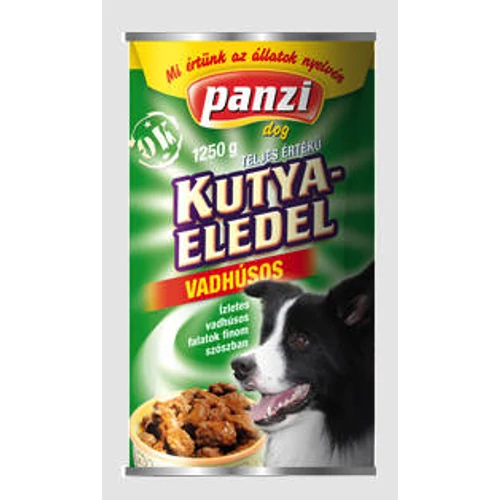 Panzi Regular konzerv - vadhús - kutyáknak (1240g)