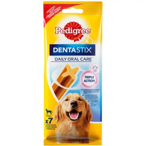 Pedigree DentaStix +25kg - jutalomfalat (fogtisztító) Nagytestű kutyák részére (7db/270g)