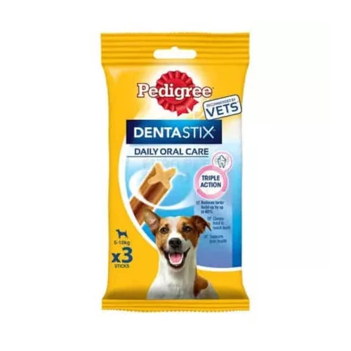 Pedigree DentaStix 5-10kg - jutalomfalat (fogtisztító) Kistestű kutyák részére (3db/45g)