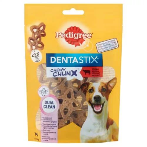 Pedigree Dentastix Chewy Chunx - jutalomfalat (marha) kutyák részére (68g) 5-15kg