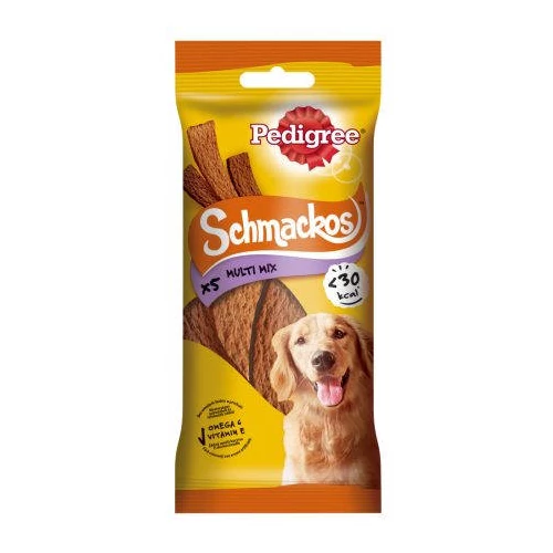 Pedigree Schmackos Multi Mix - jutalomfalat (baromfi,marha,bárány) kutyák részére (36g/5db)