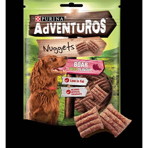 Purina Adventuros nuggets - jutalomfalat (vaddisznó) kutyák részére (90g)