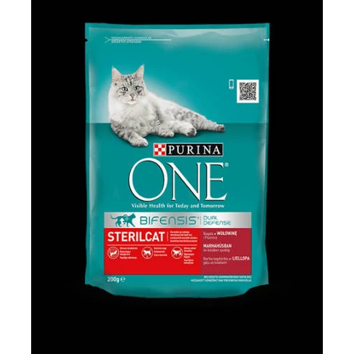 Purina ONE Sterilcat Bifensis (marha,búza) száraztáp ivartalaníított felnőtt macskák részére (800g)