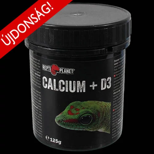 Repti Planet Calcium + D3 - kiegészítő takarmány - hüllők részére (125g)