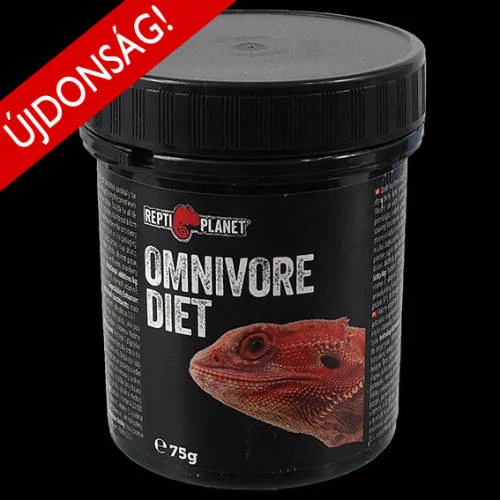 Repti Planet Ominvore Diet - kiegészítő takarmány (probiotikus gél) hüllők részére (75g)