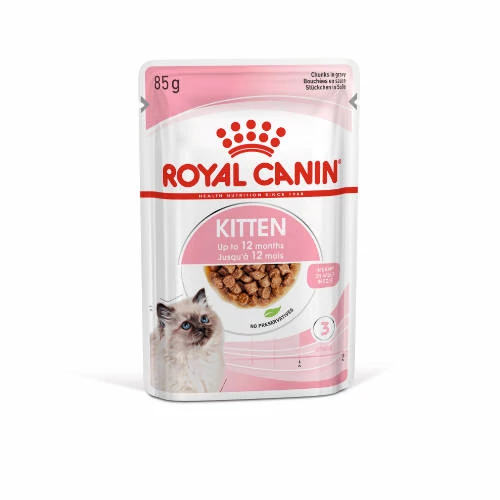 Royal Canin Feline Kitten (Gravy) - alutasakos - (hús,pecsenyelé) eledel macskák részére (85g)