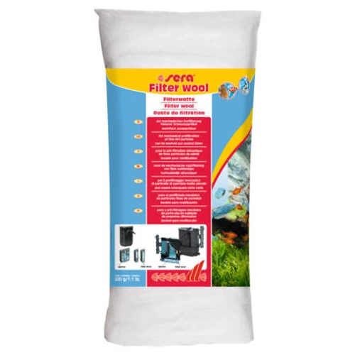 Sera Filtervatta - akváriumi szűrőanyag (500g)