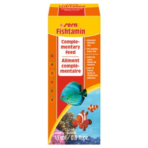 Sera Fishtamin - vitamin édes és tengervízhez (100ml)