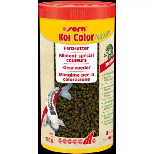 Sera Koi Color Nature Medium - granulátum táplálék tavihalak részére (1000ml/350g)