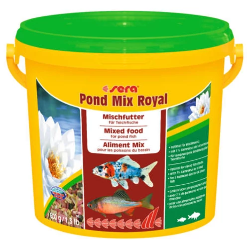 Sera Pond Mix Royal - táplálék (kerti tavakba) díszhalak számára (3800ml)