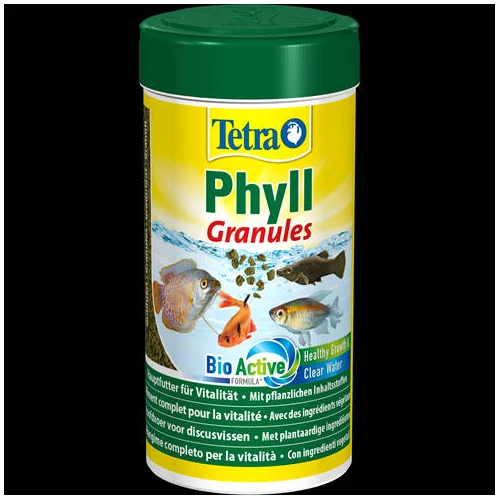 Tetra Phyll Granules  - Granulátum táplálék díszhalak számára (250ml)