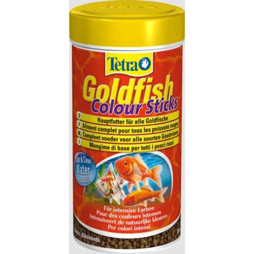 TetraGoldfish Colour Sticks aranyhaleledel - 250 ml