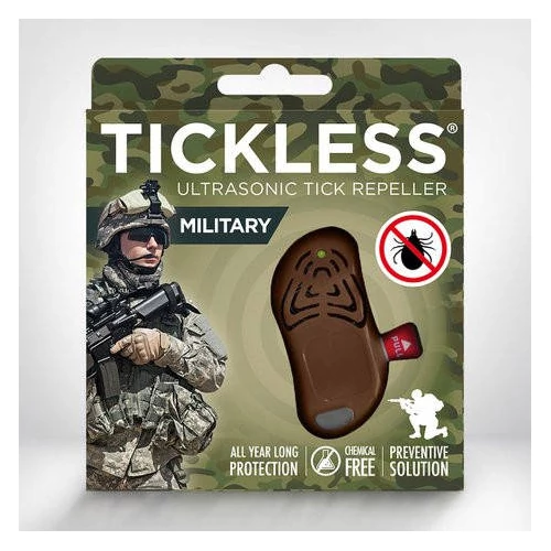 TICKLESS Military - ultrahangos kullancsriasztó készülék rendvédelmi szervezetek számára (barna)