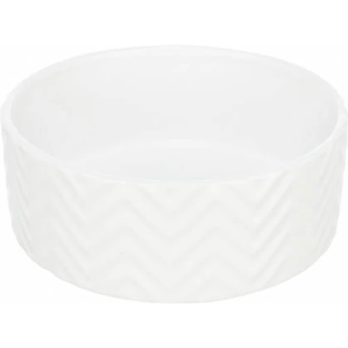 Trixie Ceramic Bowl - kerámia tál (nyomott mintával, fehér) kutyák részére (0,9l/16cm)