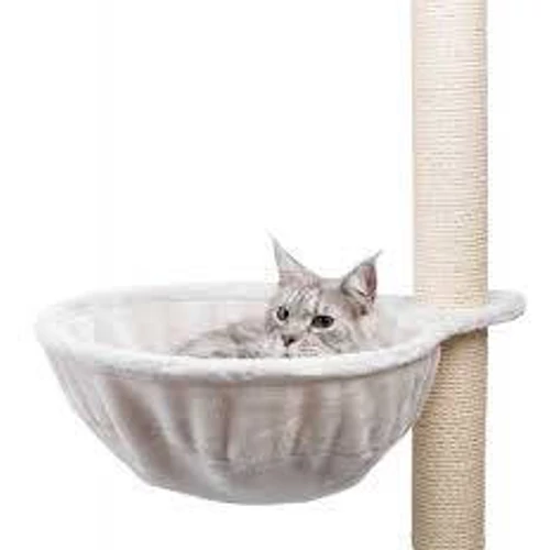 Trixie Cuddly Bag XXL for Scratching Posts - Függőágy kaparó oszlopra (világos szürke) macskák részére (Ø45cm) - NYÁRI ÁRZUHANÁS