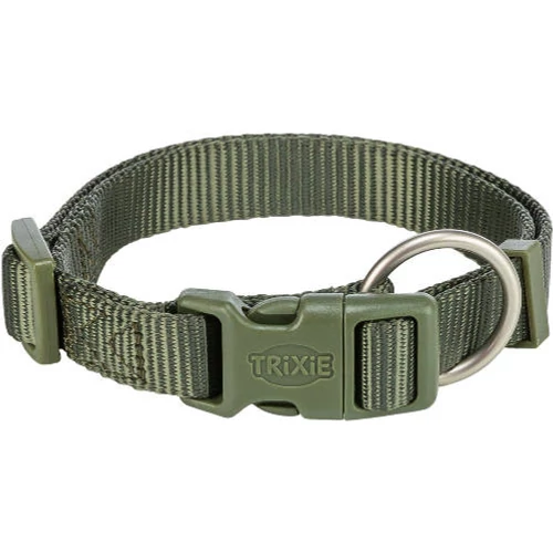 Trixie Premium Collar - nyakörv (olívazöld) kutyák részére (S) 25-40cm/15mm