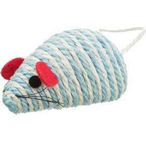 Trixie Sisal Mouse XXL - játék (szizál egér) nagytestű macskák részére (10cm)