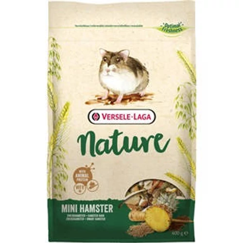 Versele-Laga Nature Mini Hamster - Teljesértékű eledel törpe hörcsögök számára (400g)