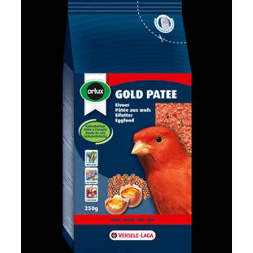 Versele-Laga Orlux Gold Patee Red - Lágyeleség - kiegészítő eledel kanári madarak részére 1KG