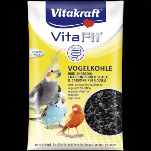 Vitakraft VitaFit Vogelkohle - kiegészítő eleség (faszén) díszmadarak részére (10g)