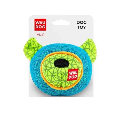 WAUDOG Fun Bear Toy - játék (medve / kék) kutyák részére (12x11cm)