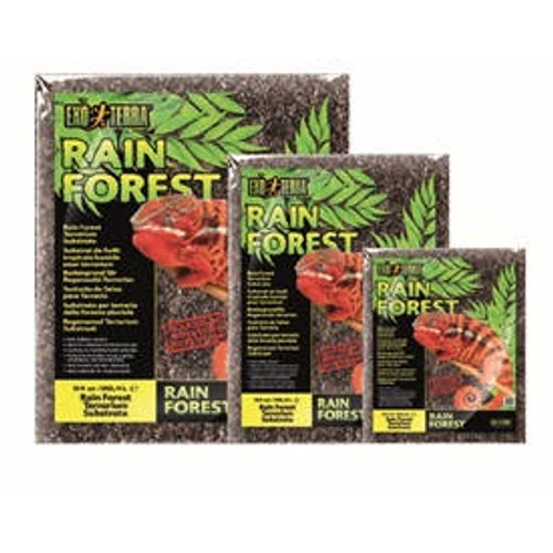 Exo-Terra Rain Forest Substrate - Fenyőkéreg és mohakeverék talaj terráriumokba  (8,8l)