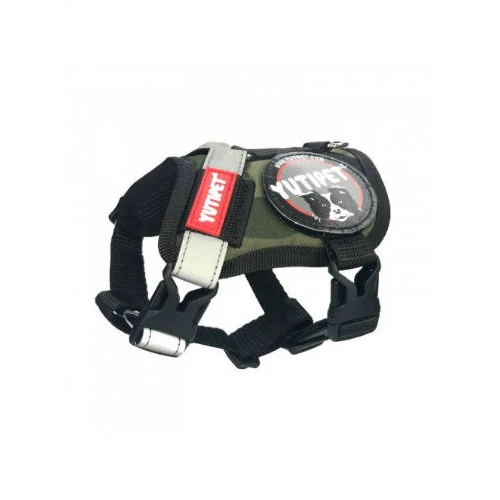 KT. Yutipet Safety Harness (XS) - hám (biztonági,terepszín) kutyák részére (36-47cm/20mm) max:5kg