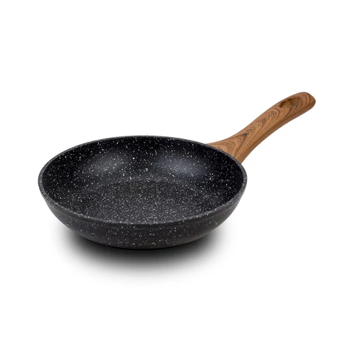 Nava 10-144-110 Nature tapadásmentes Wok serpenyő, kőbevonattal, 28 cm