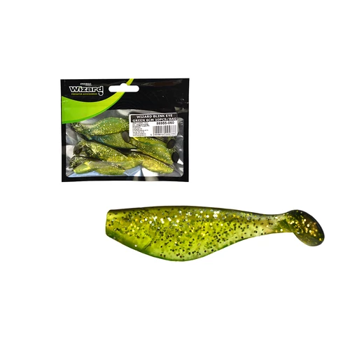 WIZARD BLINK SHAD GREEN 6CM 10PCS/BAG