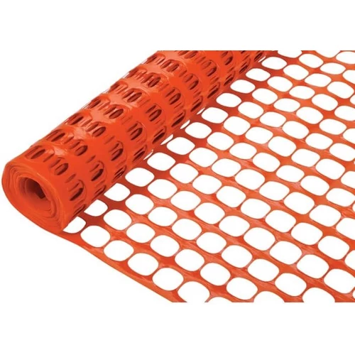 Linea 1,2x50m 140gr/m2 80x 4,5 mm narancs építőipari védőháló MASNET 14
