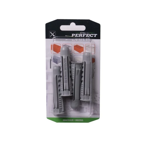 STALCO PERFECT 10/6-8mm 8db műayag tipli univerzális bliszter