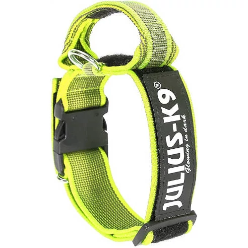 Julius K-9 Color&Gray nyakörv (50mm/49-70cm) szürke-neon