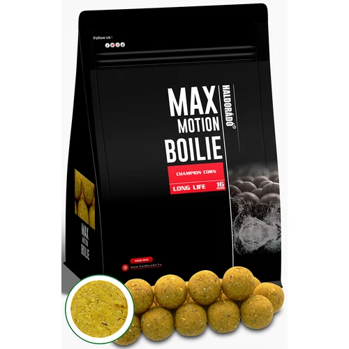 Haldorádó MAX MOTION Boilie Long Life 16 mm - Champion Corn