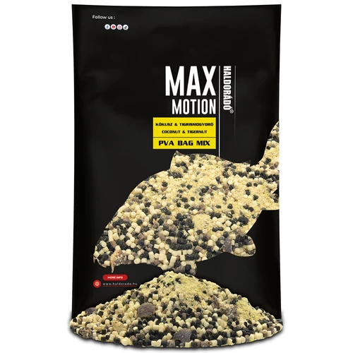 Haldorádó MAX MOTION PVA Bag Mix - Kókusz & Tigrismogyoró