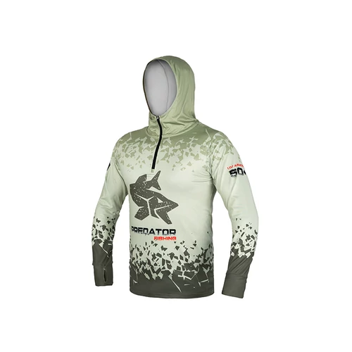 Delphin UV ARMOR 50+ Kapucnis hosszúujjú póló - Predator L