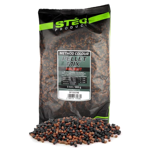Stég Pellet Mix 800g 3mm Halibut