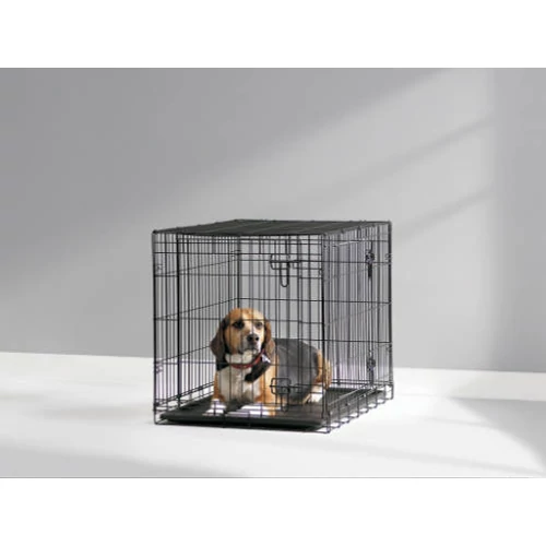SAVIC Dog Cottage - ketrec (fekete) kutyák részére (91x57x62cm)