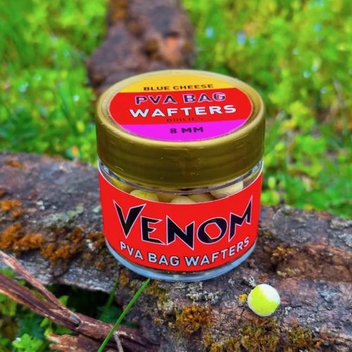 Feedermánia Venom PVA Bag Wafters - Blue Cheese 8mm