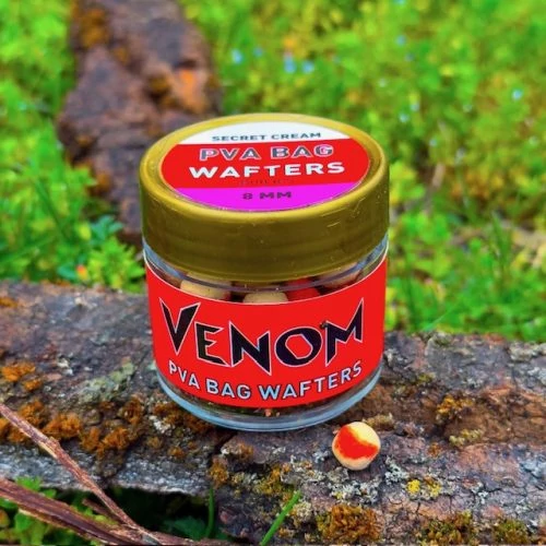 Feedermánia Venom PVA Bag Wafters - Secret Cream 8mm